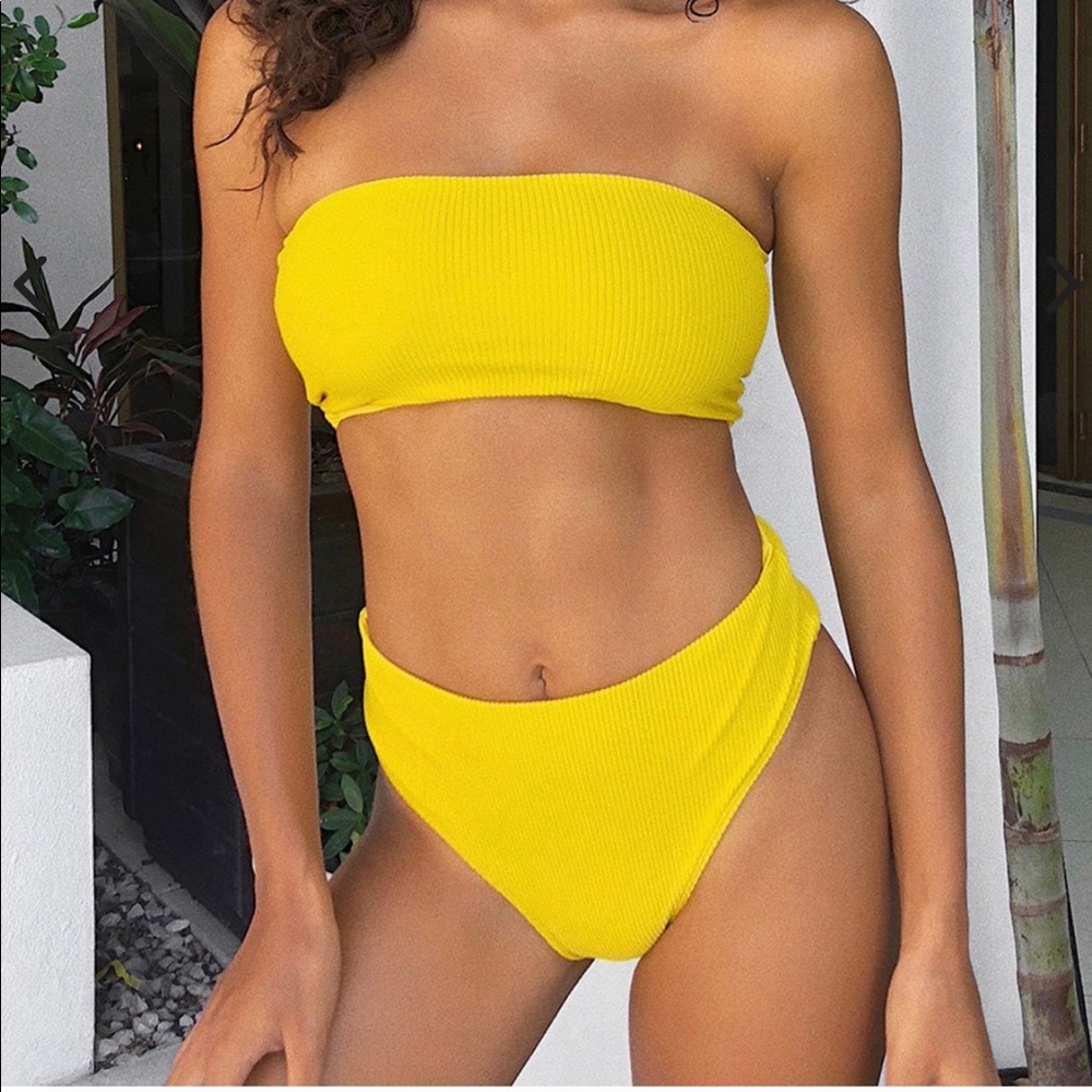 Frankie’s bikinis Jenna high rise bottom